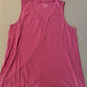 Time and Tru Women's Pink Tank Top XL